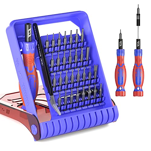 JAKEMY Fijnmechanische schroevendraaier, 33-in-1 mini-schroevendraaier, reparatiegereedschapsset met 30 magnetische bits, torx-precisieschroevendraaier voor mobiele telefoon, laptop, horloge, tablet