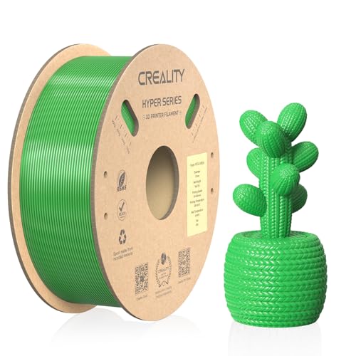 Image of Creality PETG Filament 1.75mm, Hyper PETG Filament High Speed 30-600mm /s High Toughness Chemical Resistance 3D Printer Filament, 1KG Spool(2.2lbs) Fit Most 3D Printers (Green)