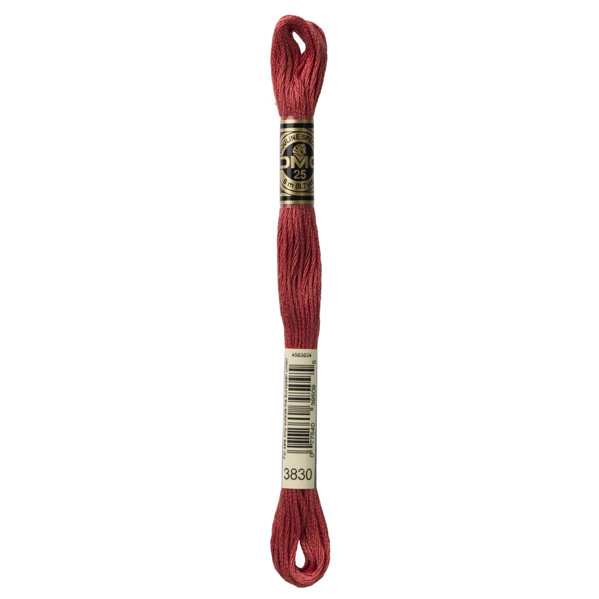 DMC Embroidery Floss Mouline Stranded Cotton Thread for Hand Embroidery and Sewing - Colour No: 3830-5 x 8m Skeins — image 1