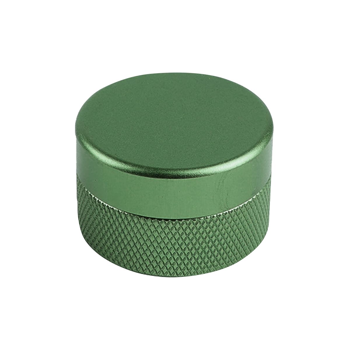 Riven Magnetic Billiard Chalk Holder Aluminum Alloy Pool Cue Chalk Box with Abrasive Pad Emerald Green