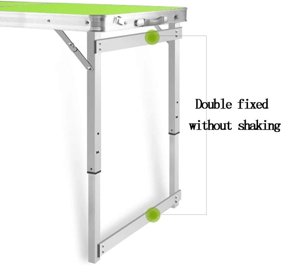 LXXSH Folding Table-Folding Table in Outdoor Picnic Party Dining Camping Table Portable Aluminum : Patio, Lawn & Garden