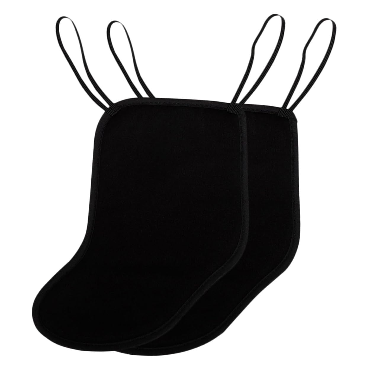 SUPVOX 2pcs Violin Shoulder Rest Shaped Violin Fiddle Violin Accessories Pad Violin Soft Shoulder Rest Small Violin Chin Cushion Shoulder Rest for Violin 4/4 Black Flannel