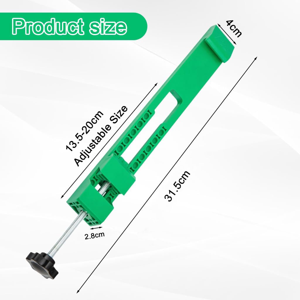 Serplex® Cutting Machine Base Guide 5.3-7.87 inches Cutting Length Adjustable Woodcraft Electric Circular Saw Milling Positioning Clamp Precision Wood Cutting Guide - Image 2 thumbnail