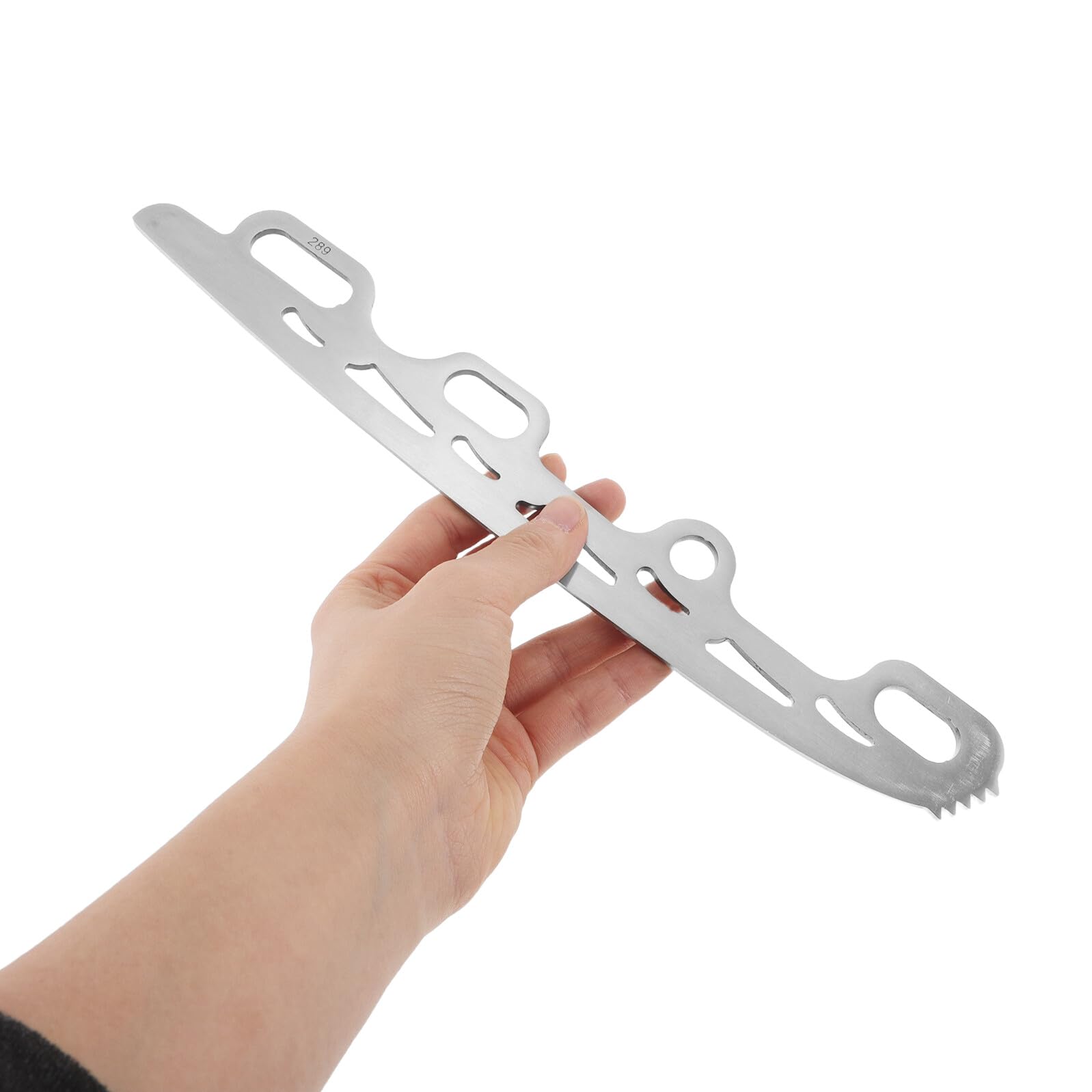 Lame in Acciaio Inossidabile per Pattinaggio Artistico 289mm, 1 Paio di Lame Intercambiabili Leggere per Pattini da Ghiaccio, Accessori di Ricambio per Allenamento e Performance