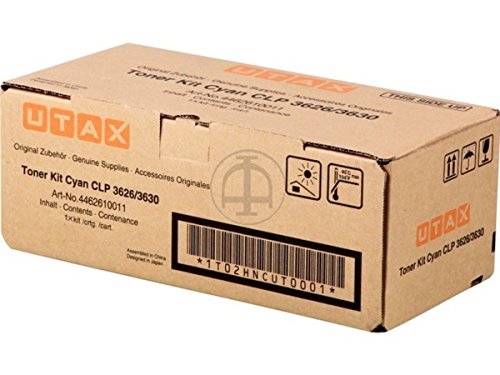Toner cyan Utax CLP 3630 original 4462610011 pour 10000 pages d'impression