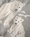 Gymboree,Boys,and Toddler Long Sleeve Embroidered Crew Neck Pullover Sweater,Gray Polar Bears,6