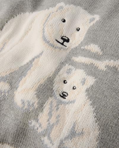 Image of Gymboree Boys' and Toddler Long Sleeve Embroidered Crew Neck Pullover Sweater