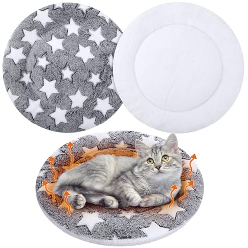 VitalCozy 2 Pack Self Warming Cat Pad Self Heating Pad Bed