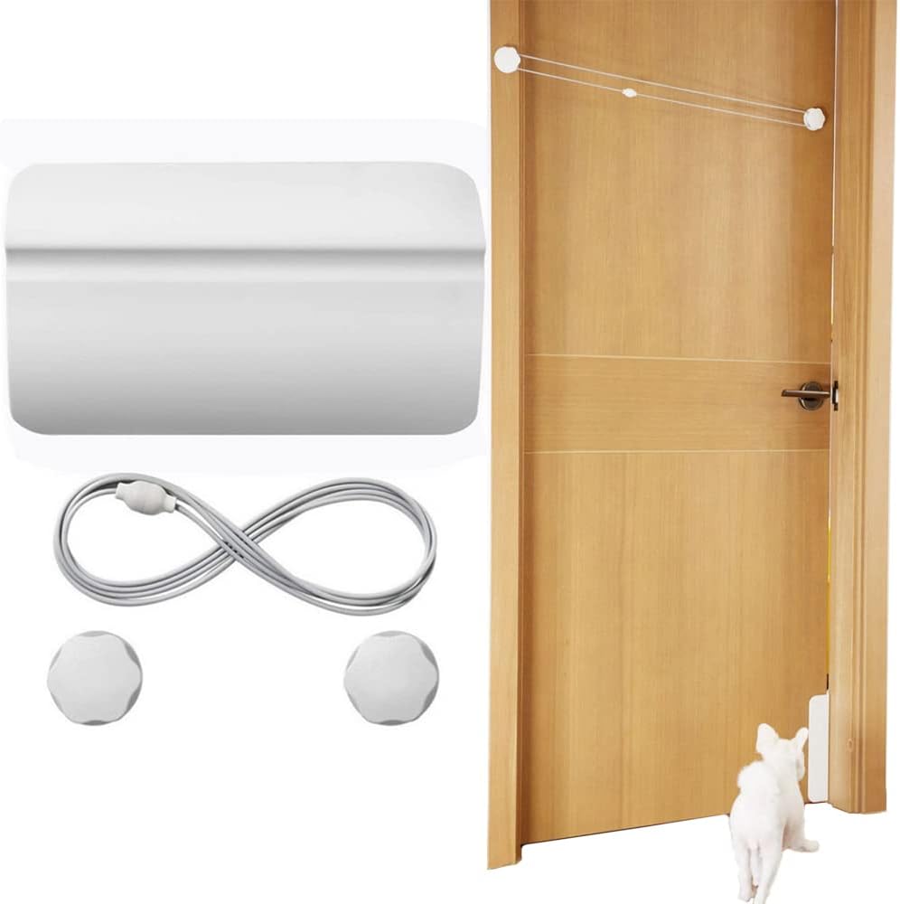 Semi-Automatic Gate for Dogs, Cats, and Pets, Cat Entrance, Protection against Heating and Heating, Pet Auxiliary Door Opening Mechanism, Automatic Door, Easy Installation