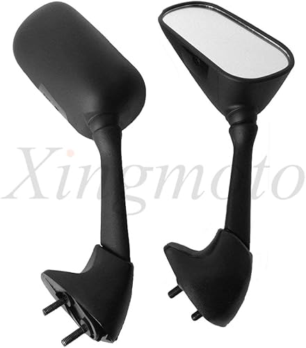 Miniatura 5 de NBX- - Espejos laterales de fibra de carbono OEM para motocicleta compatible con YZF-R1/2000-2001 FZS600 Fazer/2001-2003 R1/2001-2002 R6 / YZF-R6