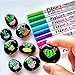 PIZIART Acrylic Paint Pens for Rock Painting, Stone, Glass, Ceramic, Wood, Canvas, Fabric, Kindness Rocks, Mugs, DIY Crafts. Set of 15 Paint Markers. Extra-Fine Tip, Non-Toxic, Quick-Dry.