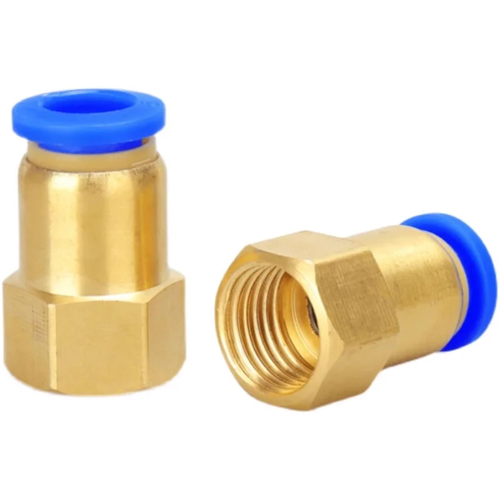 1PC tè Gomito Ottone 1/8-1/2" BSPT F/M Pneumatico(6 M5 PH)