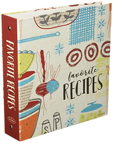 Brownlow Gifts Recipe Binder Set including Plastic Page Protectors and Recipe Cards, Made with Love, 8 x 9-Inches - Image 3