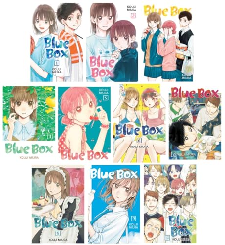 Blue Box Manga Series 10-Book Collection Set (Vol.1 to Vol.10) - High School Sports Romance and Drama by Kouji Miura