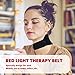 BOLASEN Infrared & Red Light Therapy Device for Body Neck Pain Relief, 660nm & 850nm LED Deep Therapy Light Belt with Auto Off Function, 35PCS LEDs Wearable Wrap for Home/Office Use