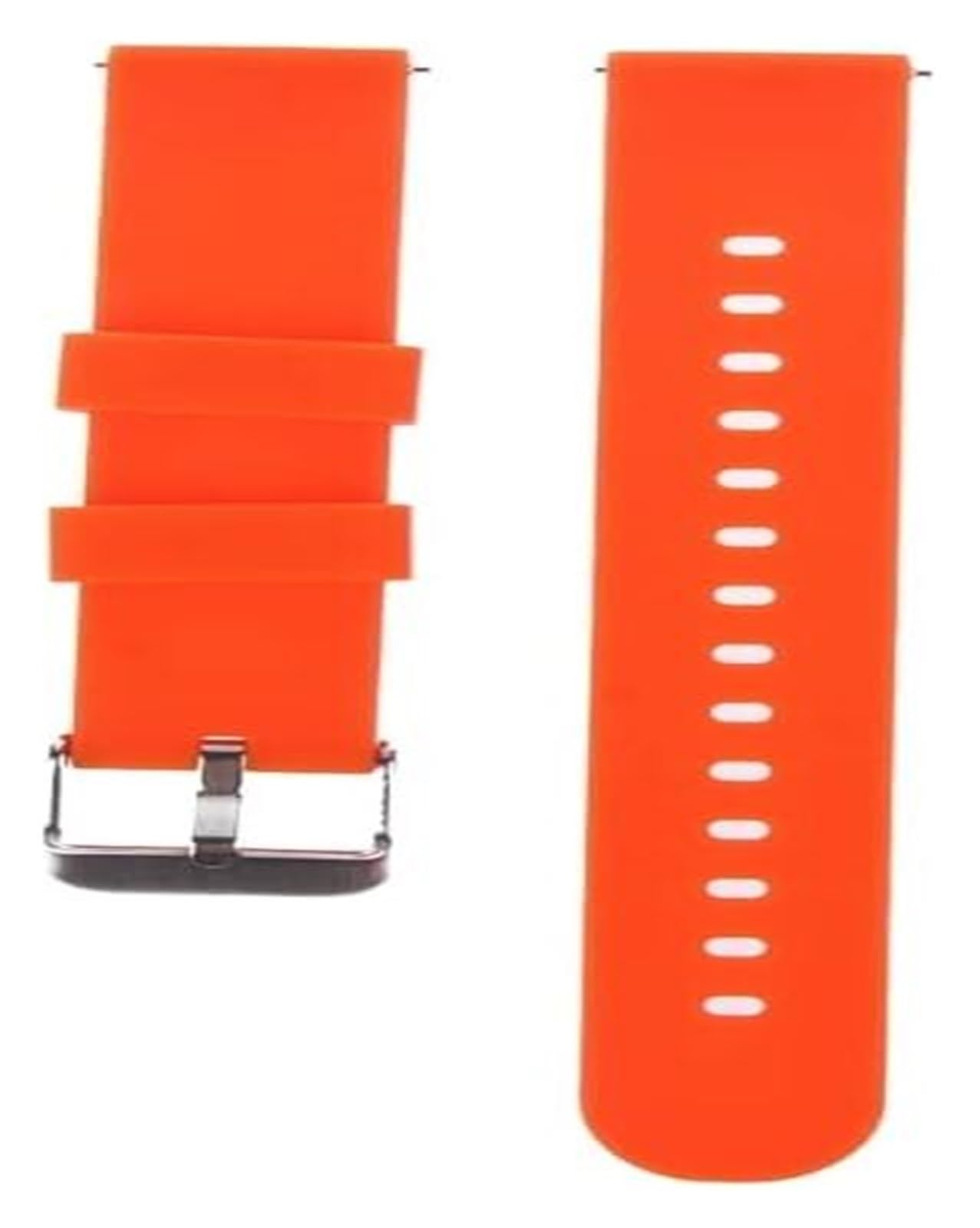 Bracelets en silicone avec boucle en acier inoxyda Bracelet en Silicone Bande de Silicone Souple 22mm/20mm Montre de Sport Universelle Bracelet Boucle-Bracelet Remplacer étanche à la Sueur Anti-Rayure