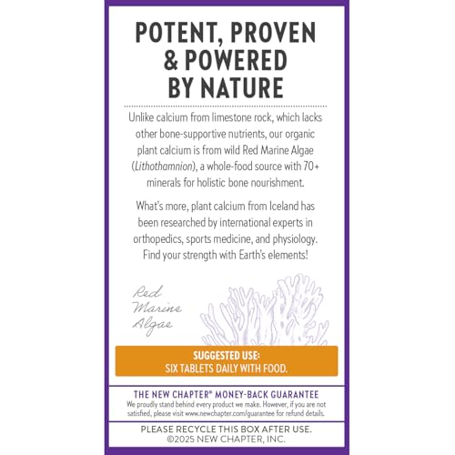 New Chapter Bone Strength Take Care Organic Calcium, 240 Tiny Tablets - image 7