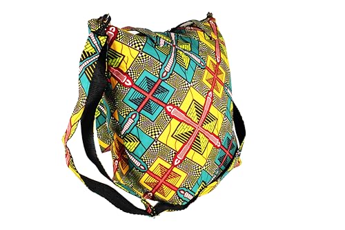 DC1 AFRICAN ETHNIC TRIBAL FABRIC TRAVELLING BAG BXX4