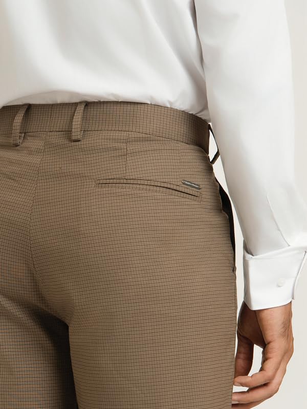 Image of The Pant Project Luxury PV Lycra Stretchable Formal Pants for Men | Stylish Relaxed Fit Men's Wear Trousers for Office or Party | Mens Fashion Dress Trouser Pant