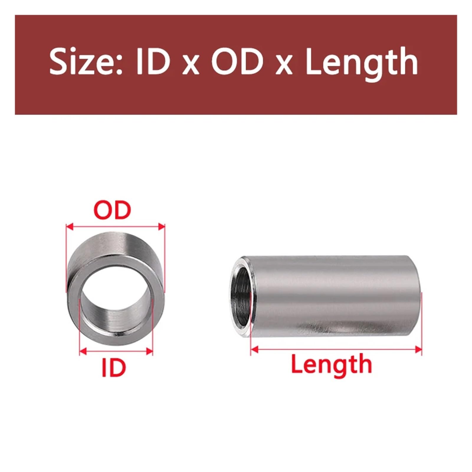 Manicotti Filettati Rotondi In Acciaio Inox A4, Dado Di Collegamento Lungo, Dado Distanziatore V4A, Versione Rotonda M6, M8, M10, M12, M16, M20 (10, M16 X 50 Mm - Foto 10