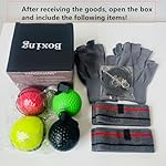 Boxing Reflex Balls Headband Set for MMA Boxing Reaction Training 4 Different Levels Balls+2 Sweat Absorbing Headbands+4 Spare Lines+2 Gloves for All People - Image 3