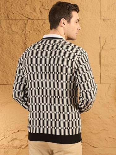 Image of Pivl Men's Winter Checkered and Trendy Sweater