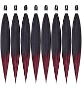 TENGSHUO FLY 8 Packs 26 Inch Pre Stretched Ombre Jumbo Braiding Hair for Women Extensions 26 Inch...