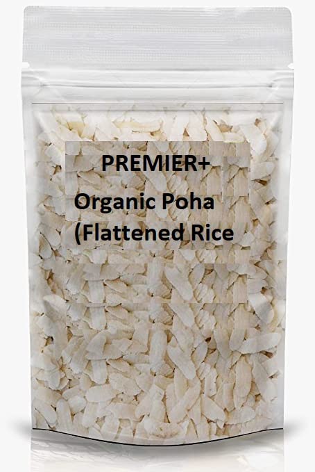 Organic Poha (Flattened Rice) | Special White Rice Flakes - 1KG Pack ...