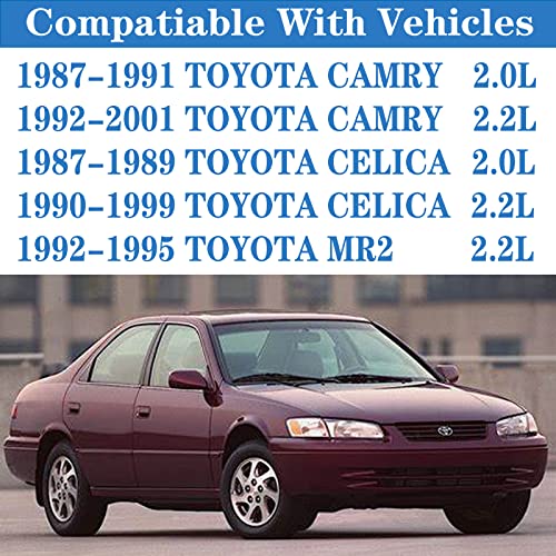 Vs50304R-1 1987-2000 Engine Valve Cover Gasket & Spark Plug Tube Seals Compatible With 1987-2000 Toyota Camry, 1987-1999 Celica,1991-1995 Mr2, 2.0L 2.2L L4 3Sfe 5Sfe Vc2005 #TOP1