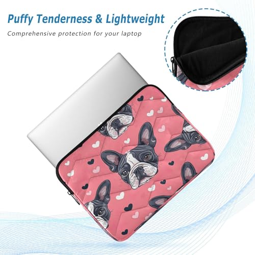 Funda para portátil 13-14 pulgadas impermeable con diseño bulldog miniatura 5