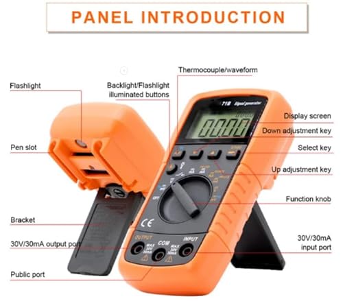 VIHELM VC71B SignalGenerator 4-20ma CurrentVoltage Analog Signal Source Handheld ProcessCalibrator VoltageCurrent Signal Generator
