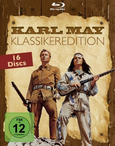 Karl May Classic Collection - 16-Disc Box Set ( Der Schatz im Silbersee / Winnetou und das Halbblut Apanatschi / Winnetou und sein Freund Ol [ Origine Tedesco, Nessuna Lingua Italiana ] (Blu-Ray)