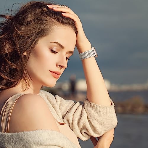 Pizooprs Braided Solo Loop Compatible With Apple Watch Band 38Mm 40Mm 41Mm 42Mm 44Mm 45Mm 49Mm For Women Men, Nylon Stretchy Sport Bands Soft Elastic Straps For Iwatch Ultra Se Series 8 7 6 5 4 3 2 1 #TOP1