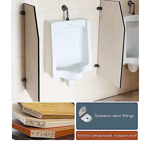 Deflector del orinal y panel de separación lavable para aseos colectivos 3