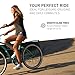 sixthreezero Around The Block Women's Beach Cruiser Bike, Hybrid Bicycle with Rear Rack