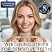 Natural Teeth Whitening Strips – Enamel Safe Gentle Whitening for Sensitive Teeth, Vegan-Friendly White Strips Without Peroxide or Bleach, 14-Day Treatment with 28 Count Supply