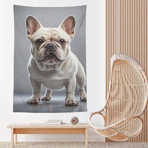 Tapisserie bouledogue français cadeau original pour amateurs de décoration