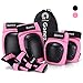 Gonex Protezione Kit per Bambini Adulti, Set Ginocchiere Gomitiere Polsiere Protettivo Kids Protective Gears per Skate, Bicicletta, Sci, Monopattino, Pattini in Linea o a Rotelle, Scooter, Sport