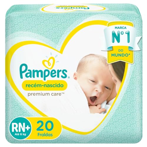 Fralda Pampers Recém-Nascido Tamanho RN+ 20 Unidades