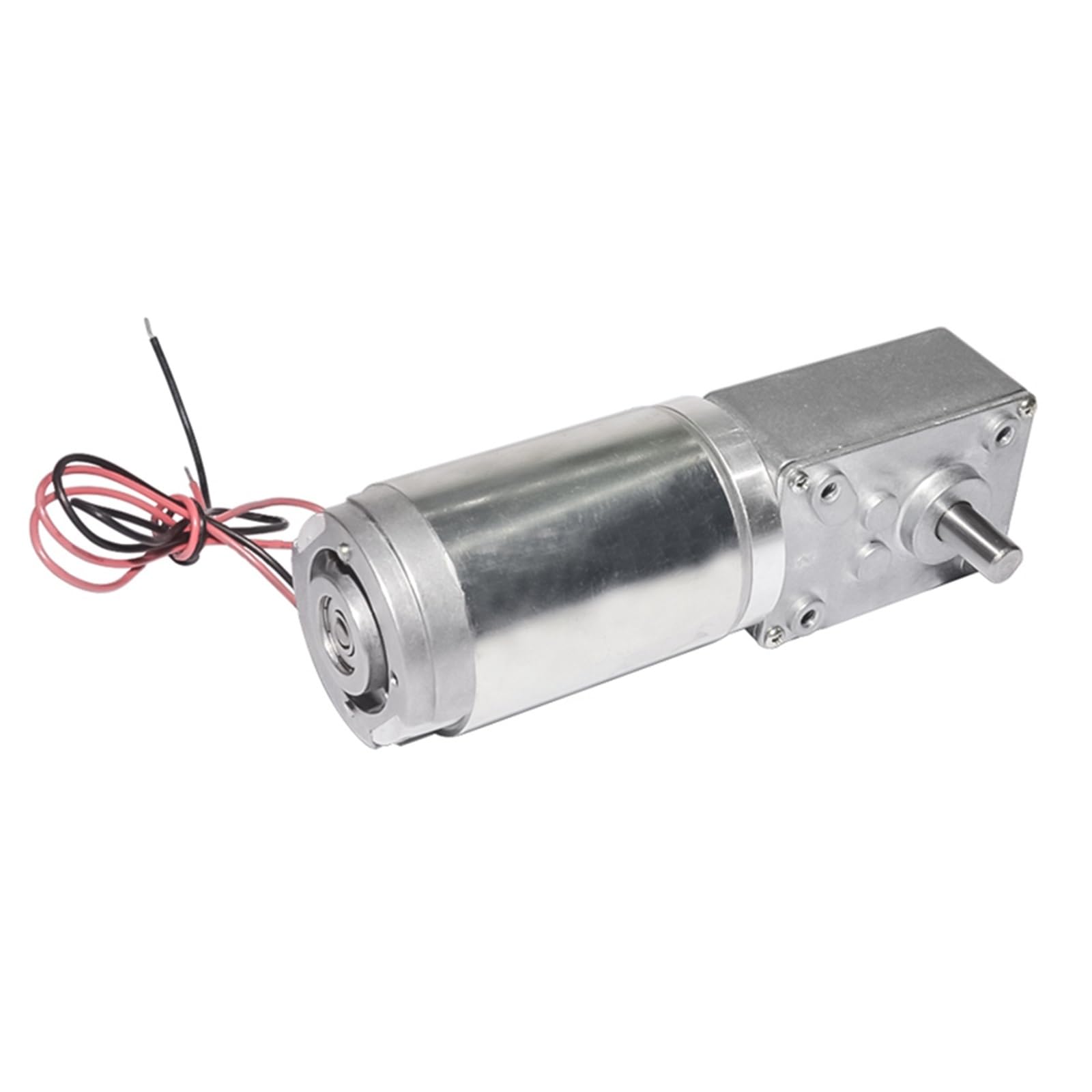 WQGQPXOB 40GZ868 DC Gear Motor 12V 24V 3/9/14/25/40/50/80/110/160rpm Worm Reducer Geared Electric With Reduction Gearbox For DIY
