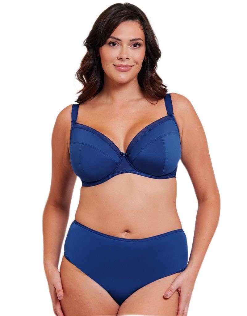 Flirtelle Women's Blue Josie Plunge Bra Royal / 40H