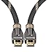 Farstrider 4K HDMI Cable/HDMI Cord 6ft - Ultra HD 4K Ready HDMI 2.0 (4K@60Hz 4:4:4) - High Speed 18Gbps - 28AWG Braided Cord-Ethernet/3D/HDR/ARC/CEC/HDCP 2.2/CL3