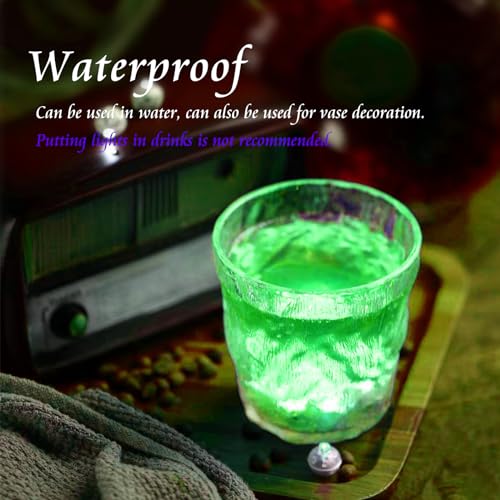 Image of 200pcs Balloon Lights Warm White Mini LED Lights Round Long Standby Time Multicolor Ball Lamps Paper Lantern for Easter Birthday Party Christmas Halloween Decoration Green