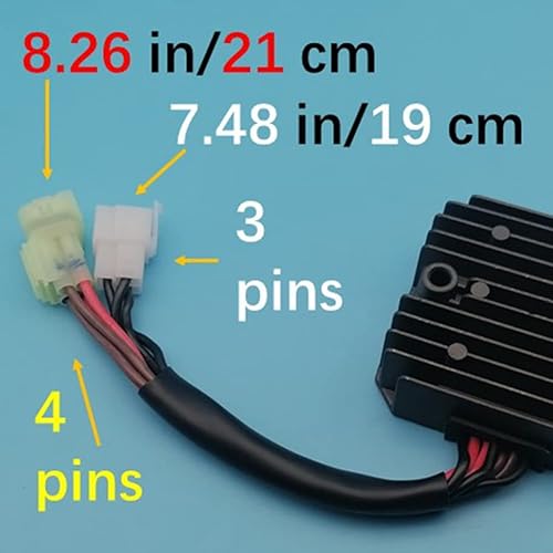 Miniatura 7 de Regulador de Voltaje Rectificador Compatible con Arctic cat Suzuki VStrom 650 SV1000 SV650 DL650 DL650A 375 400 500 TBX TRV TBX400 TBX500 TRV400