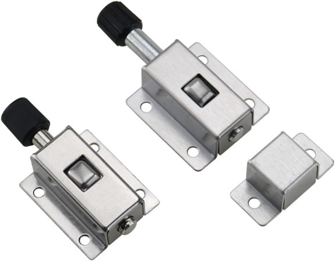 Stainless Steel Spring Buckle Lock for Industrial Cabinet Doors and Mechanical Equipment 1Pcs(No Buckle-1)