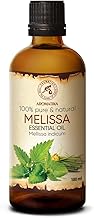 Melissa Indicum Melissa Oil 100 ml Pure Balm Essential Oil for Beauty Massage Diffuser Fragrance Room Fragrance Melissa Oil