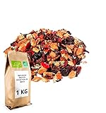 Infusion Fruitée Bio Sélection de baies - 1 kg (400 tasses) - Thé en vrac 100% Agriculture Biologique - Thés Direct