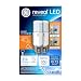 GE Lighting 36455 6 Watts Reveal LED Bright Stik Light Bulb with Medium Base, 2 pack
