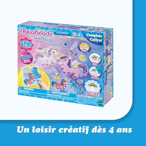 Pati school Aquabeads Les Licornes féériques Kit de Loisirs créatifs Activité Manuelle Enfants en Toute autonomie Coffret de Perles Qui collent avec de 'eau Jouet Enfant et + 31944 - vue 9