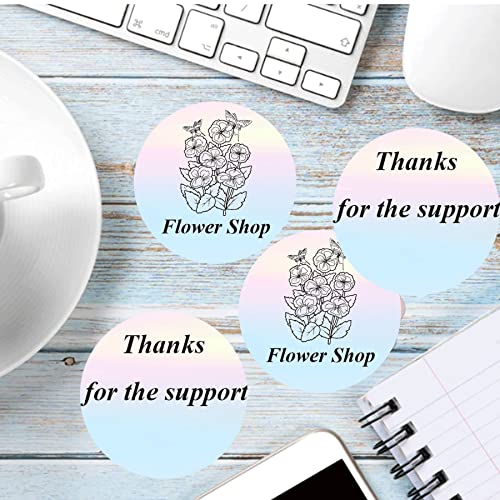 Direct Thermal Labels Stickers Round Watercolor Round Small Business Thermal Stickers 2 Inch Multi-Purpose Thermal Sticker Labels Inventory, Color Coding, Address, Name Tag 500 Pcs/Roll (Round) #TOP1